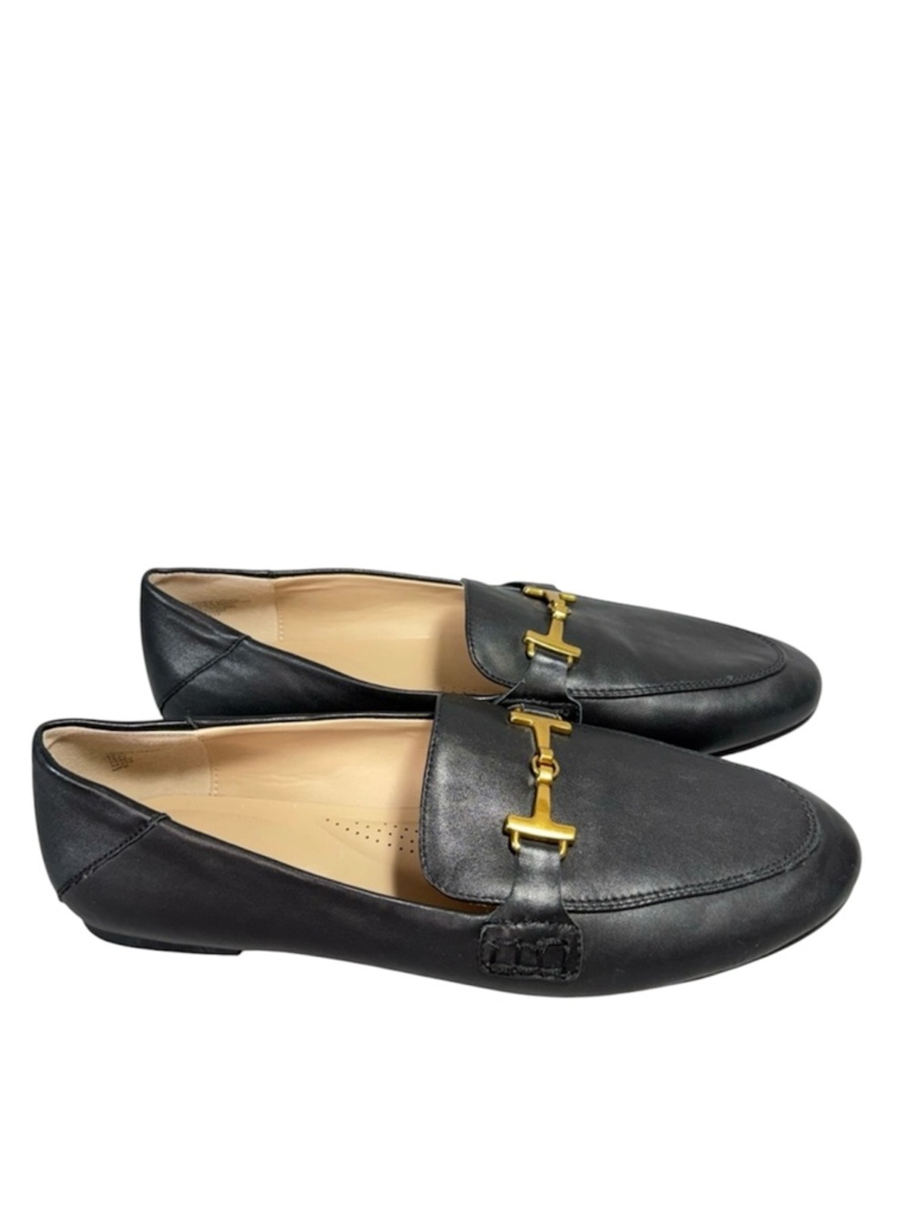 Giani Bernini Beckhamm Black Leather Classic Bit Loafers